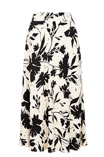 Suknja A kroja sa visokim strukom u dezenu Tiffany Production